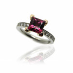 Damenring, Diamantring, Weissgold, Rotgold, Memoire, Alliance, Princess, Turmalin, Brillanten, Goldschmiede, Schmuck