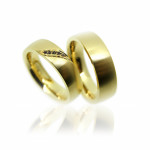 Trauringe, Eheringe, Gelbgold, Anfertiung, Hochzeit, Brautschmuck, Goldschmiede, Faktor S, Winterthur